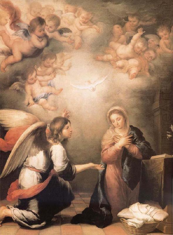 The Anunciacion, Bartolome Esteban Murillo